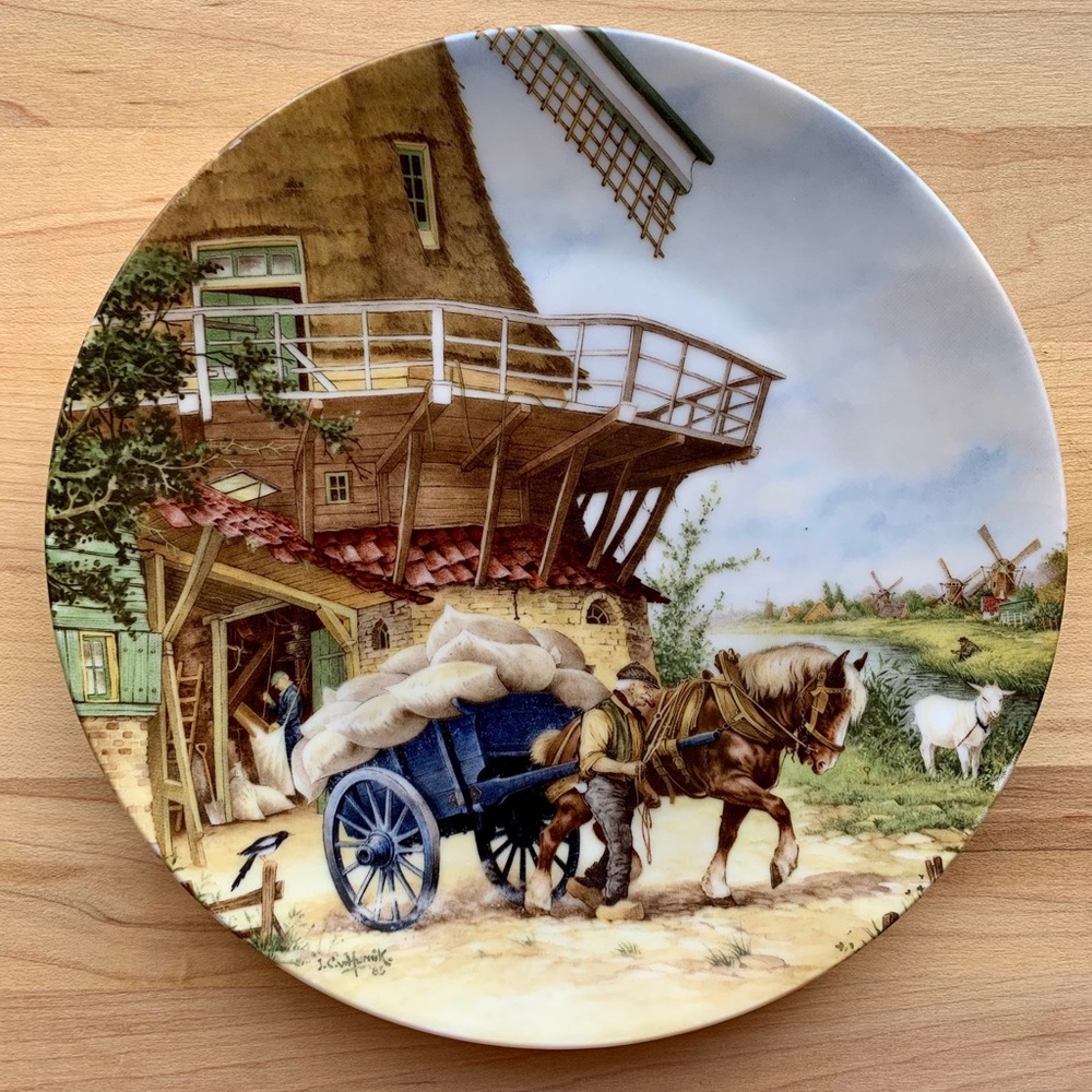 Vintage Royal Schwabap Ter Steege BV Collectible Plate